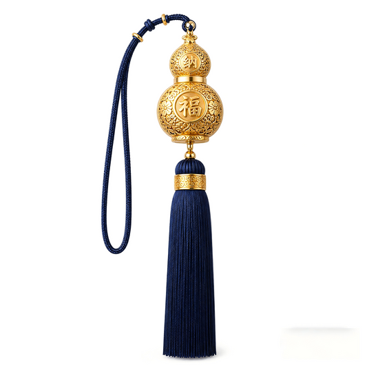 Hulu Auspicious Car Hanging | Fu Lu Wealth & Longevity Pendant