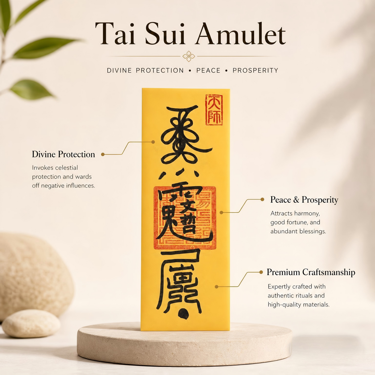 Tai Sui Fu | Heavenly Master Protective Talisman