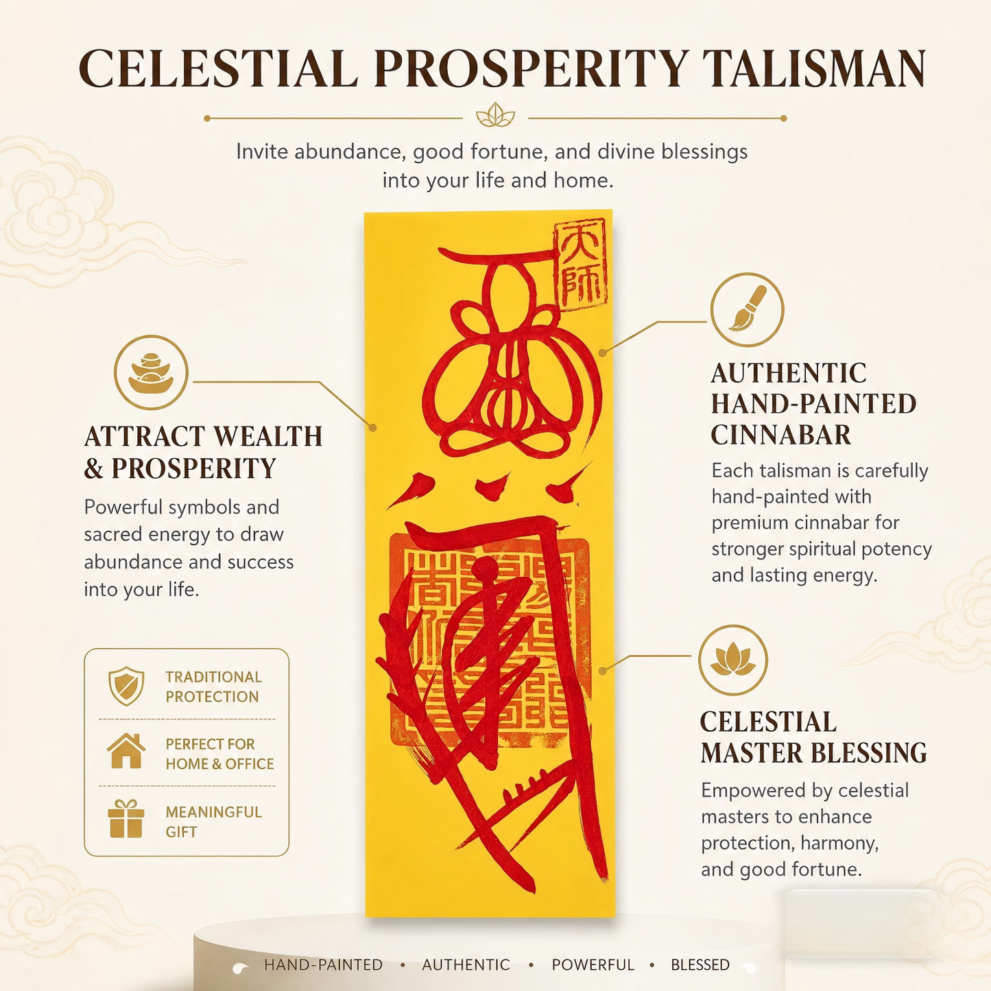 Zhao Cai Fu | Taoist Wealth Attraction Talisman